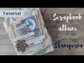 Diy - Tutorial Scrapbook Album "Cosmos" by Stamperia - Marina Manioti