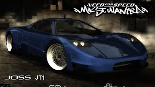 NFS Most Wanted | Joss JT1 Car Mod Showcase & Gameplay