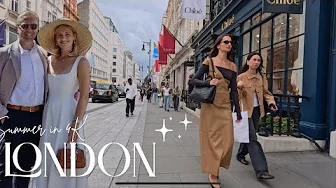 London Walking Tour | Paddington to Regent Street | 4K HDR Summer Vibes