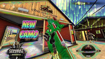 Unlock NEW LASER GREEN Camo FAST & EASY (Combat Master)