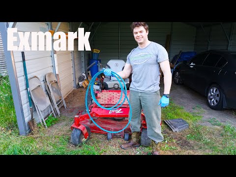 Exmark Lawnmower Deck Belt Replacement (Best on YouTube)