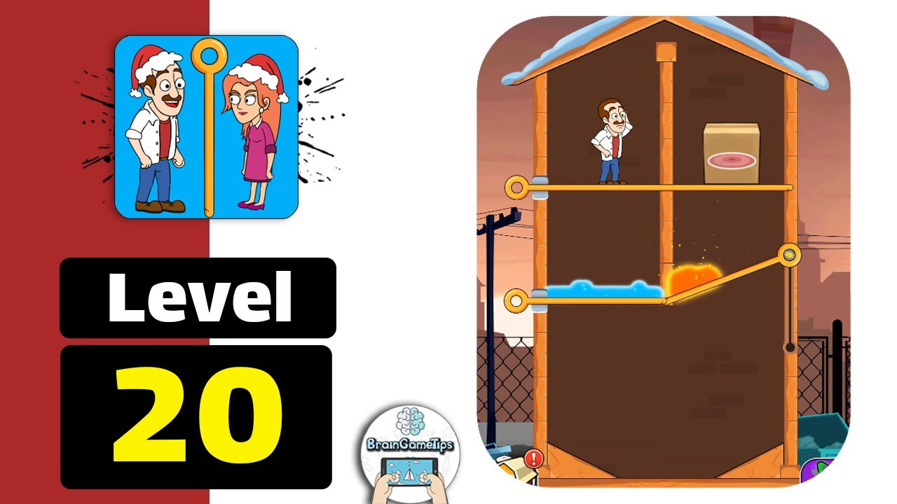 Home Pin: Pull The Pin Puzzle - Pull Him Out - Level 20 Walkthrough
