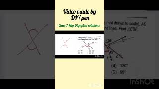 class -7 mtg Olympiad solutions #shorts #ytshorts #imoclass7 #maths