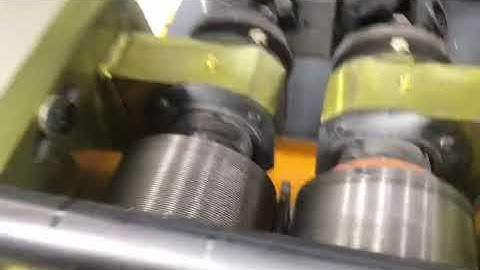 Automatic rebar thread rolling making machine high speed