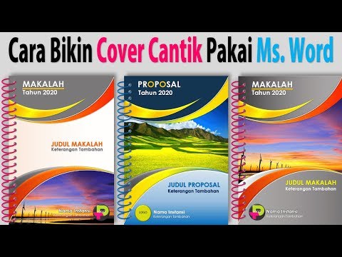 Video: Cara Mendesain Halaman Judul Buku