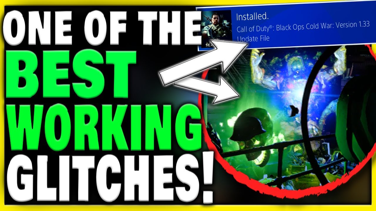 BEST WORKING GLITCH AFTER PATCH 1.33 IN COLD WAR ZOMBIES! COLD WAR ZOMBIE GLITCHES!