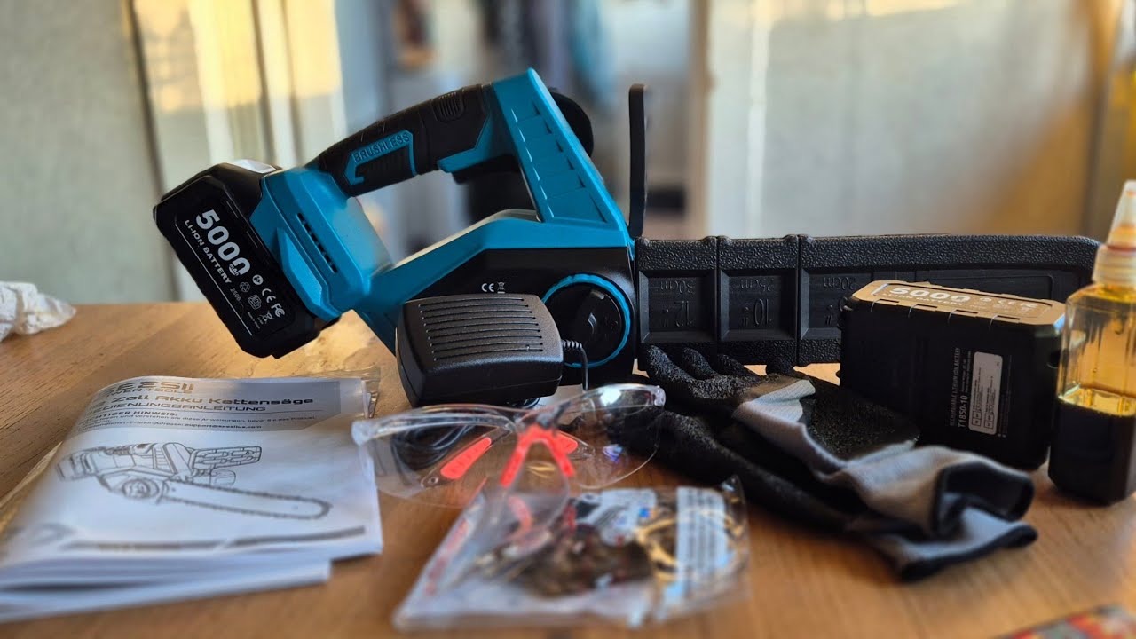 SEESSII  12 Zoll Akku Kettensäge