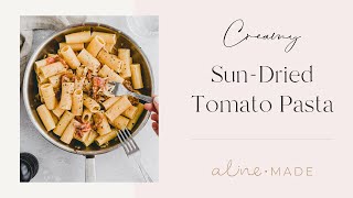 Creamy Vegan Cashew Tomato Pasta | Aline Made