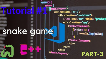 C++ Tutorial 1 - Simple Snake Game Part 3