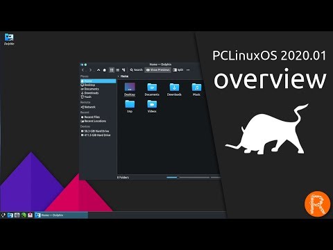 PCLinuxOS 2020.01 overview | So cool ice cubes are jealous.