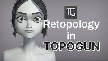 Retopology in topogun, video process