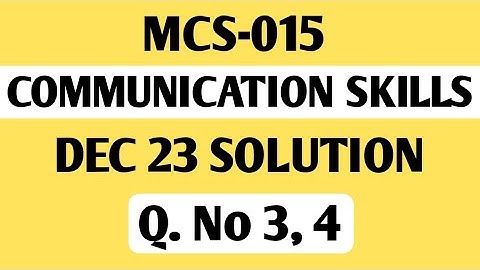Q.No 3, 4 - Notes on the group discussion | CV for the post of sales manager | Mcs 015 Important