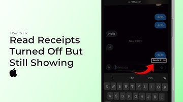 How to fix Read Receipts Turned Off But Still Showing on iPhone?