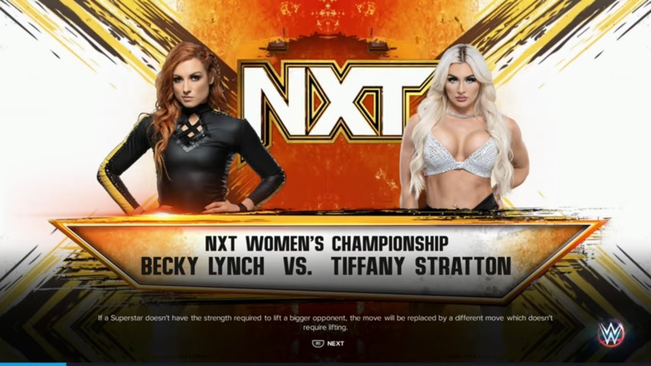 WWE NXT: Becky Lynch Defeats Tiffany Stratton to Become New NXT Women's  Champion