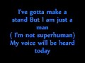 Skillet- Hero (lyrics)