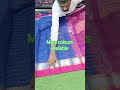 Blue Kuppadam Saree with Pink Blouse 💙💗 | Full Zari Checks | Pure Handloom