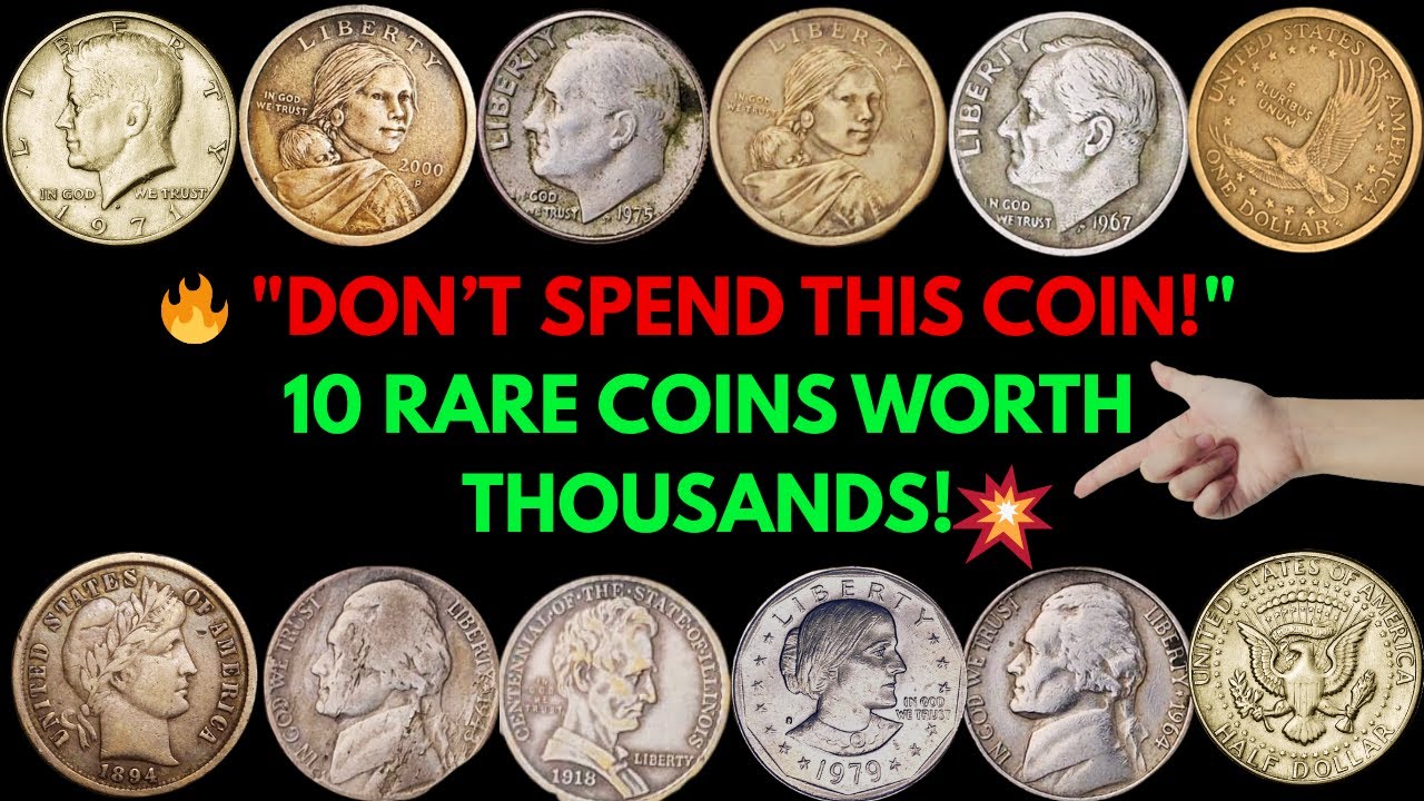 Top 10 Most Valuable Coins That Can Make YOU RICH | RARE Coins To LOOK For!