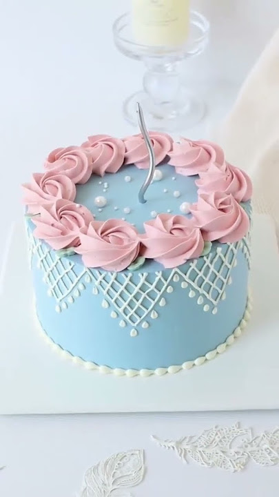 Flower Cake/ Elegant Rose Flower Cake Decoration/ Flowers Toppings #cakedesign