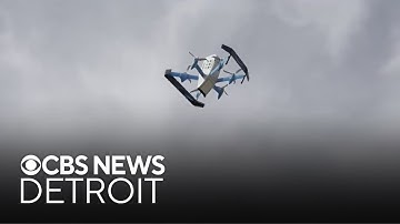 Amazon gives sneak peek of its Prime Air program in Pontiac, Michigan