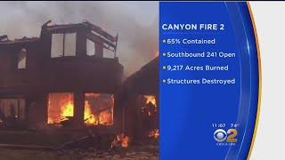 Full Containment On Canyon Fire 2 Pushed To Tuesday