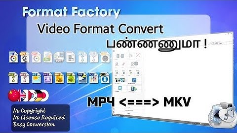 How To Convert Videos Into Preferred Formats In Tamil | Format Factory |  Video Editing & Joining.