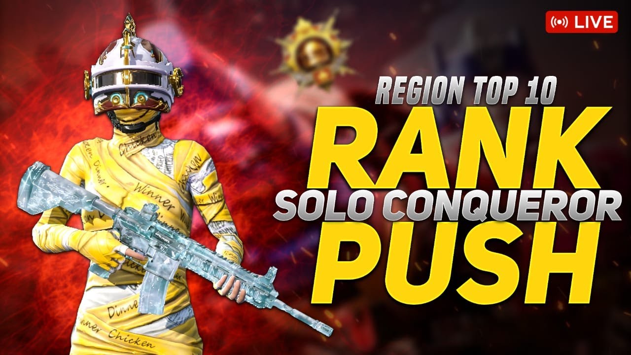 STREAMING " UNTIL TOP 10 " | SOLO CONQURER RANK PUSH | WINR GAMING | DAY 32 