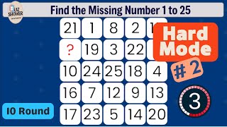 Find the Missing Number Quiz , Round 10 , 3Min