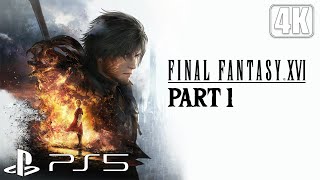 Final Fantasy 16 - Full Game 100% Longplay Walkthrough Part 1 - 4K 60FPS