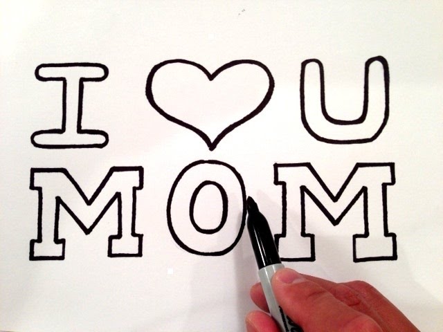 Cute Drawings To Draw For Your Mom - Fin Construir