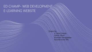 Ed Champ (E-Learning Website)