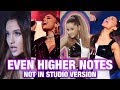 Ariana Grande Hitting High Notes NOT In Studio Version!