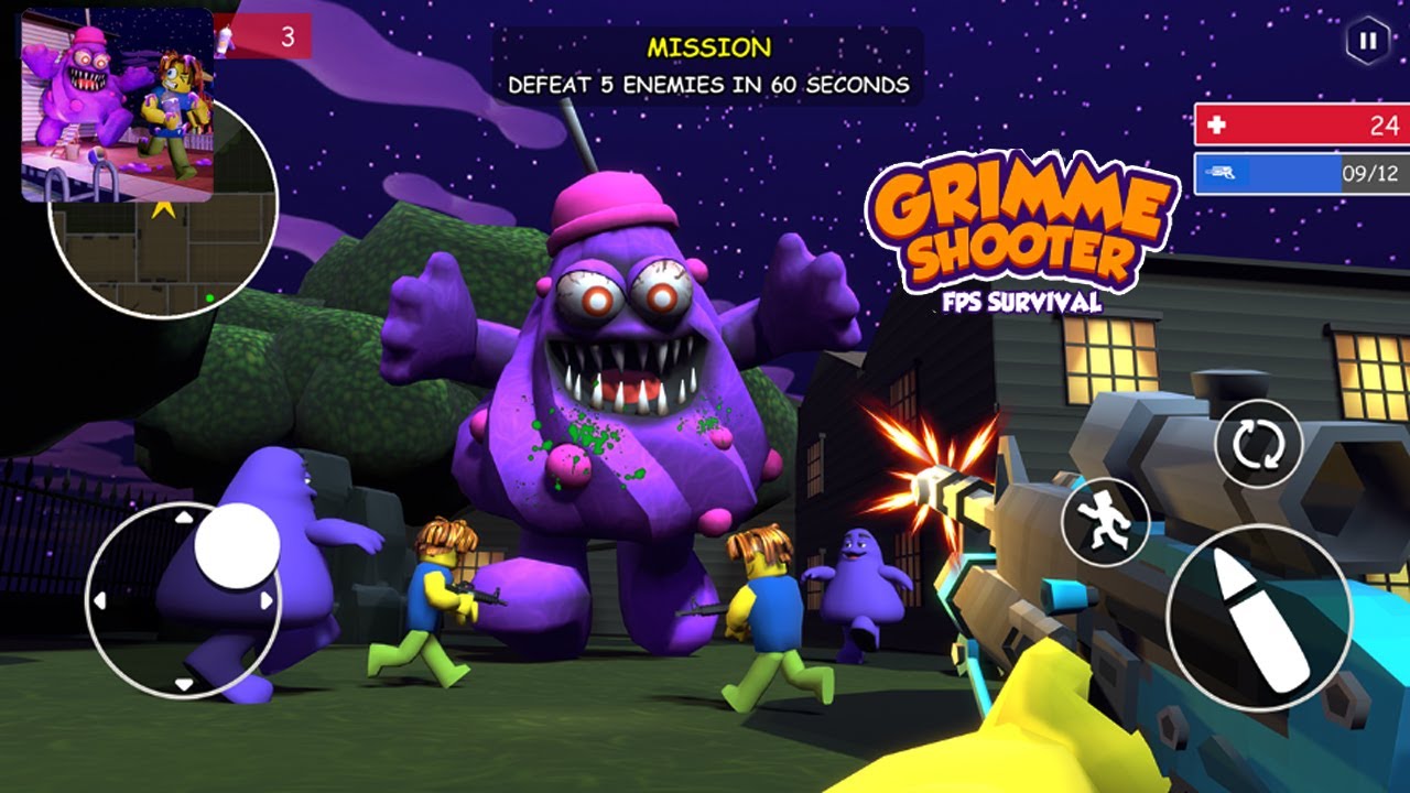 Grimace Shooter : FPS Survival - Guide play - Gameplay  ( IOS / ANDROID )