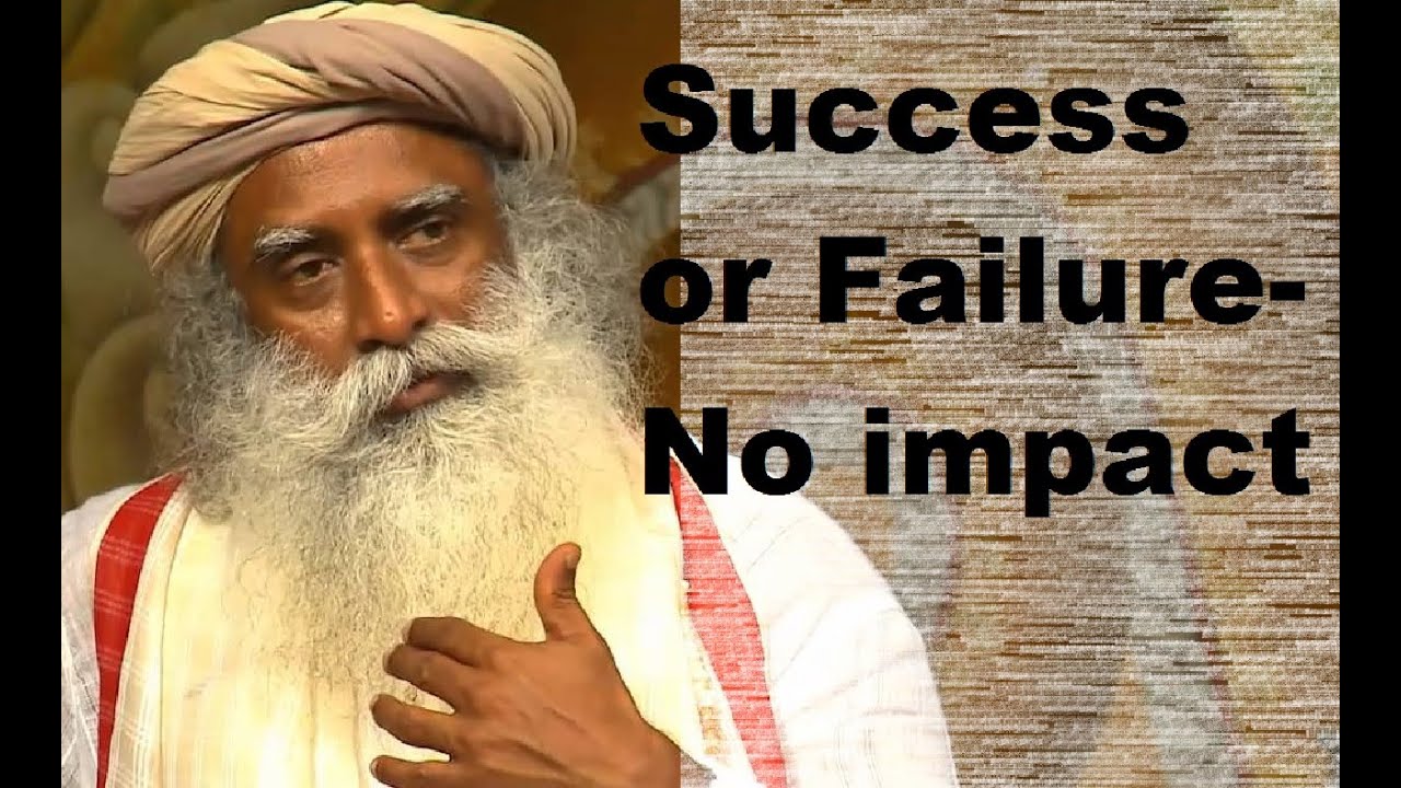 Sadhguru- true succes .. - YouTube