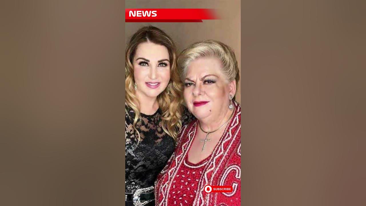 Alicia Villarreal de luto tras la pérdida de Paquita la del Barrio y devastada se despide