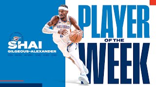 Sga Named Nba Western Conference Player Of The Week Highlights November 24, 2025 Okc Thunder