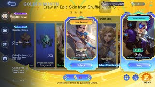 Shuffle draw event I got granger lightborn skin for free😊