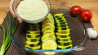 Ein einfaches und günstiges Zucchini Dinner Rezept Rezept schmackhafter als Fleisch