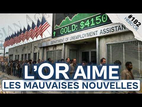 Or : pourquoi les mauvaises nouvelles font remonter le cours ? | Hebd’Or #182