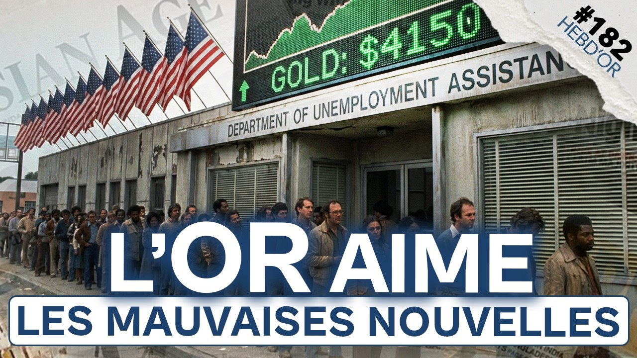 Or : pourquoi les mauvaises nouvelles font remonter le cours ? | Hebd’Or #182