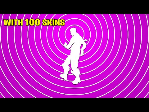 Fortnite Pop Lock Emote With 100 Skins!