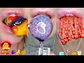 10 hours of satisfying asmr eating emoji food challenge compilation mukbang 