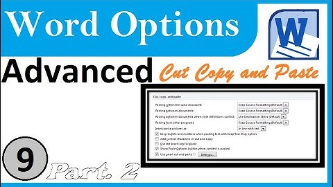 MS Word 2010 Options Advanced tab Part.2 Video 3 in Pashto  | winword 2010 options part.2 in pashto