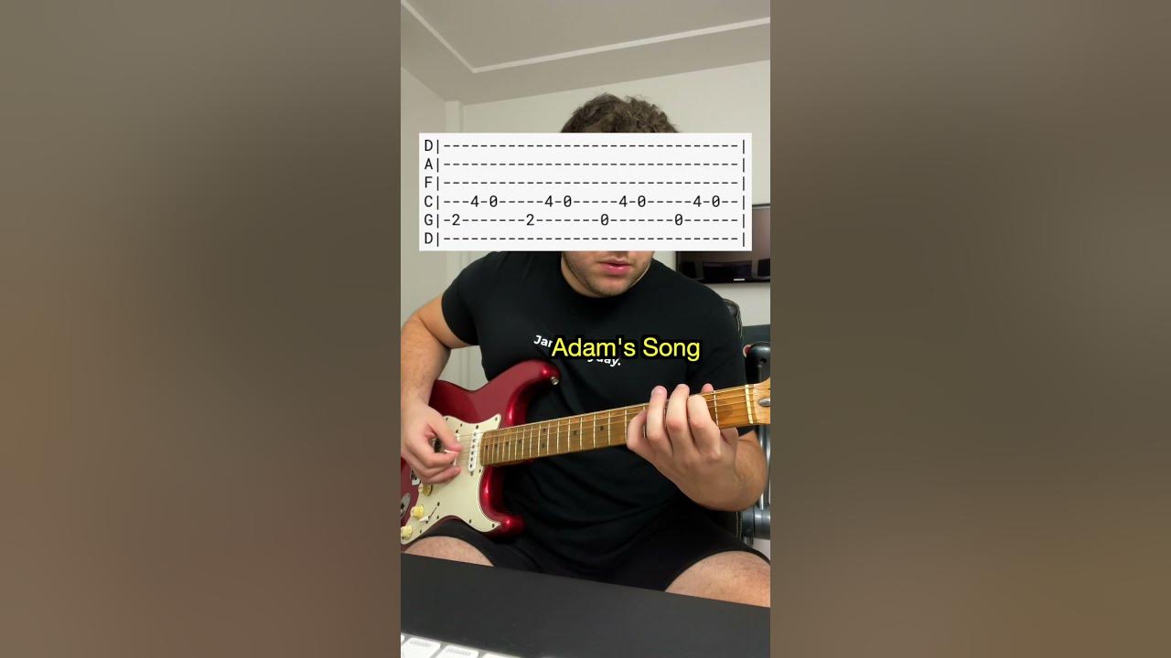 How To Play "Adam's Song" - Check Tab For Right Tuning - #guitar #guitarcover How To Play "Adam's Song" - Check Tab For Right Tuning - #guitar #guitarcover