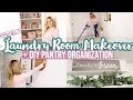 *NEW* PANTRY ORGANIZATION + LAUNDRY ROOM MAKEOVER // CLEAN WITH ME 2020// TIFFANI BEASTON HOMEMAKING