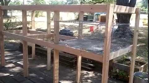 Build a Rabbit Hutch: Completed Frame