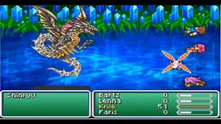 Final Fantasy V Low Level - Shinryu (Frog Solo, No Image)