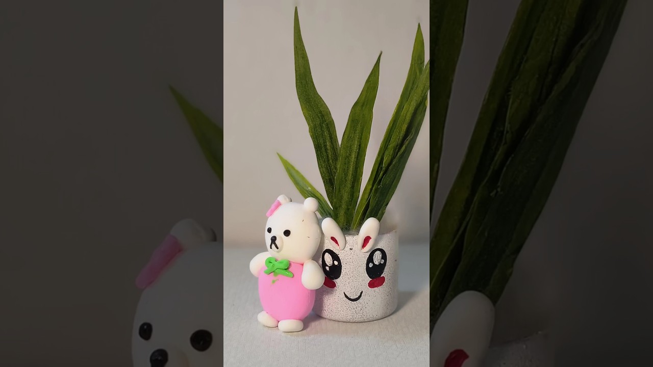 DIY TEDDY BEAR USING CLAY...