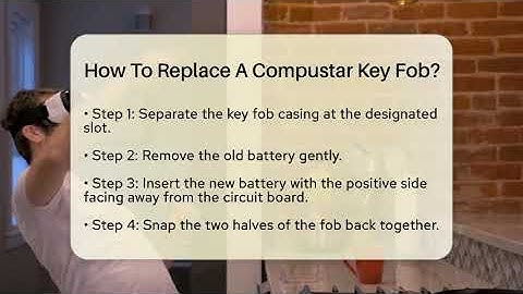 How To Replace A Compustar Key Fob? - Talking Tech Trends