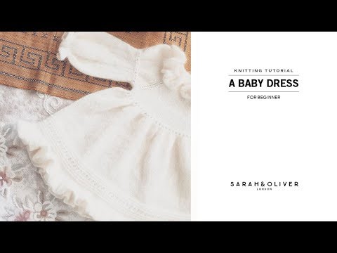 Knitting baby dress, knitted girl dress, top down, 탑다운 아기 드레스 뜨기, 대바늘[Part3]