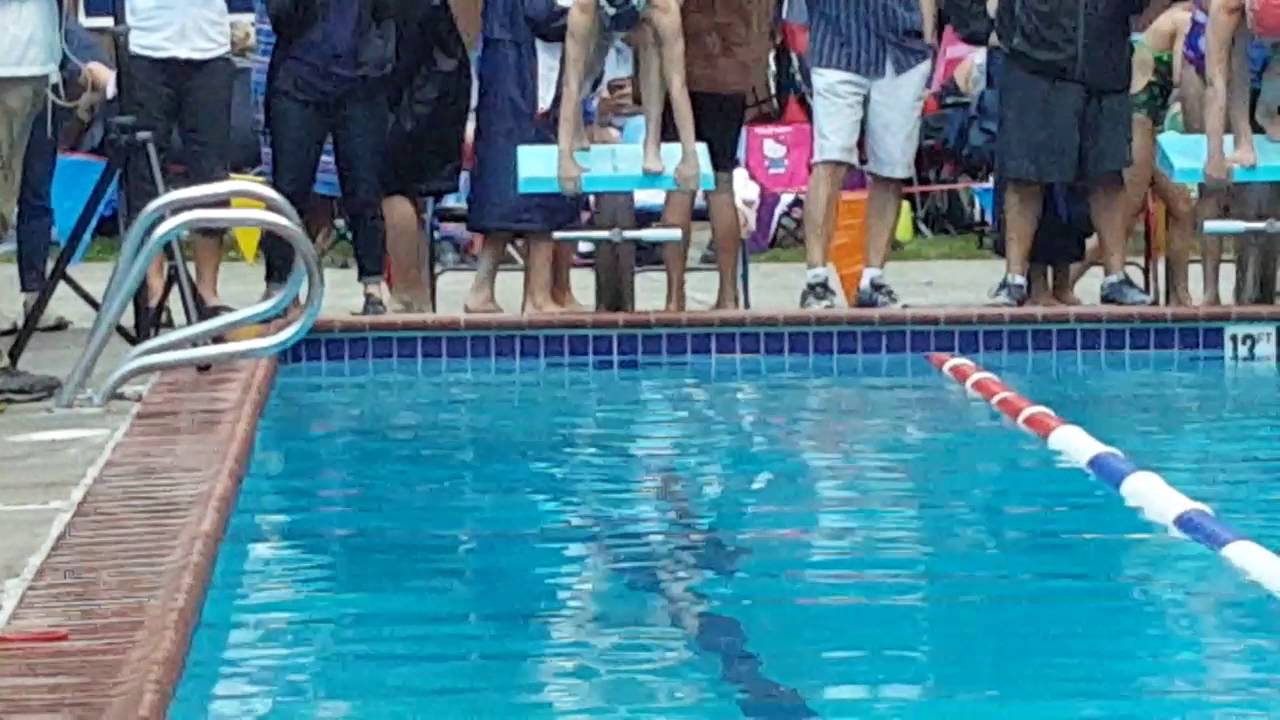 Hannah 50 freestyle at Marine Hills vs Normandy Park